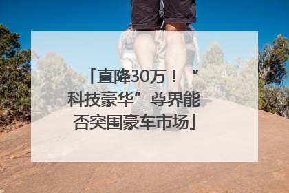 直降30万！“科技豪华”尊界能否突围豪车市场