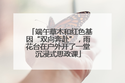 端午草木和红色基因“双向奔赴”，雨花台在户外开了一堂沉浸式思政课