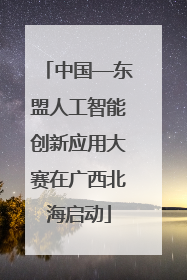中国—东盟人工智能创新应用大赛在广西北海启动