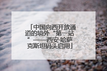 中国向西开放通道的境外“第一站”——西安·哈萨克斯坦码头启用