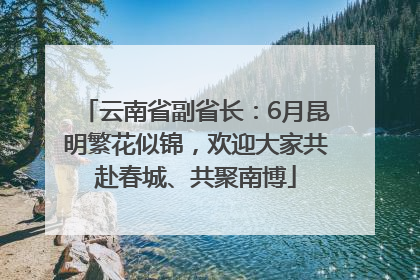 云南省副省长：6月昆明繁花似锦，欢迎大家共赴春城、共聚南博