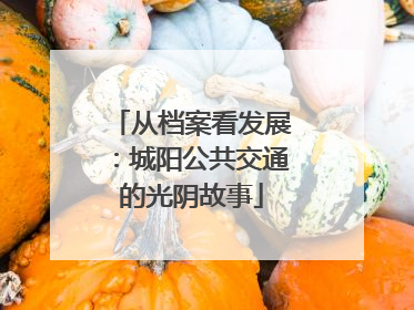从档案看发展：城阳公共交通的光阴故事