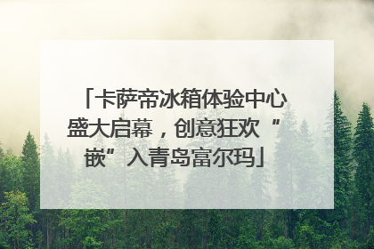 卡萨帝冰箱体验中心盛大启幕，创意狂欢“嵌”入青岛富尔玛