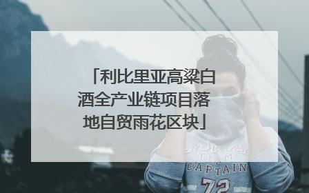 利比里亚高粱白酒全产业链项目落地自贸雨花区块