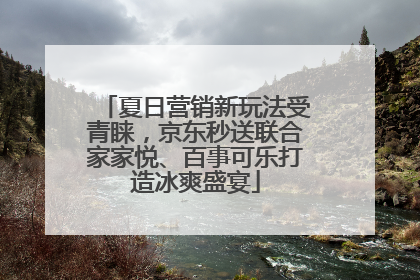 夏日营销新玩法受青睐，京东秒送联合家家悦、百事可乐打造冰爽盛宴