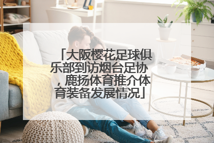 大阪樱花足球俱乐部到访烟台足协，鹿扬体育推介体育装备发展情况