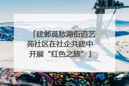 建邺莫愁湖街道艺苑社区在社企共建中开展“红色之旅”