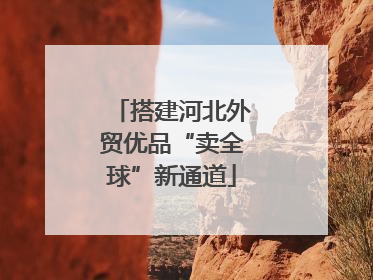 搭建河北外贸优品“卖全球”新通道