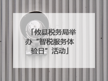 攸县税务局举办“智税服务体验日”活动