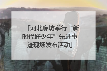 河北廊坊举行“新时代好少年”先进事迹现场发布活动