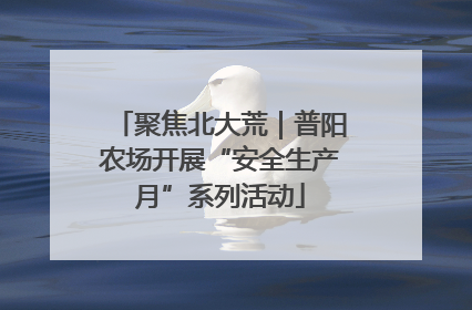聚焦北大荒｜普阳农场开展“安全生产月”系列活动