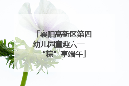 襄阳高新区第四幼儿园童趣六一 “粽”享端午