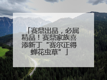 赛鼎出品，必属精品！赛鼎家族喜添新丁“赛尔正得蝉花虫草”