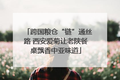 跨国粮仓“链”通丝路 西安爱菊让老陕餐桌飘香中亚味道