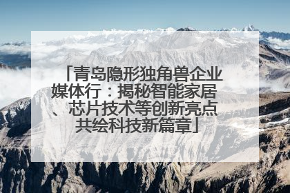 青岛隐形独角兽企业媒体行：揭秘智能家居、芯片技术等创新亮点 共绘科技新篇章