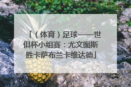 （体育）足球——世俱杯小组赛：尤文图斯胜卡萨布兰卡维达德