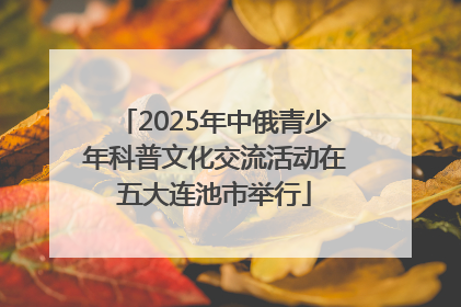 2025年中俄青少年科普文化交流活动在五大连池市举行